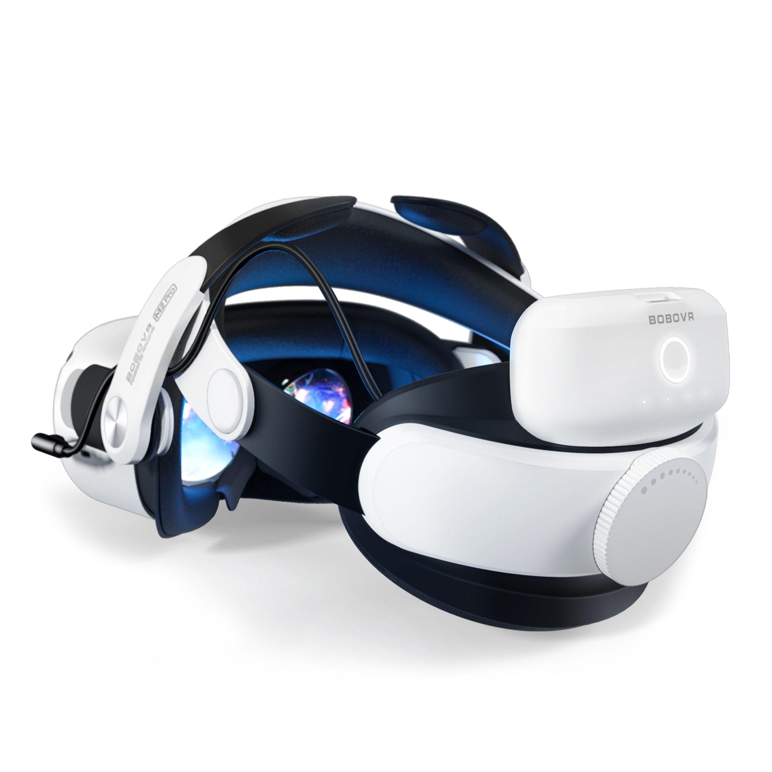 BOBOVR M2 Pro Battery Pack Head Strap For Oculus Quest2 (Includes 5200mah Replaceable Hot Swap Power Bank Accessories) - DataBlitz