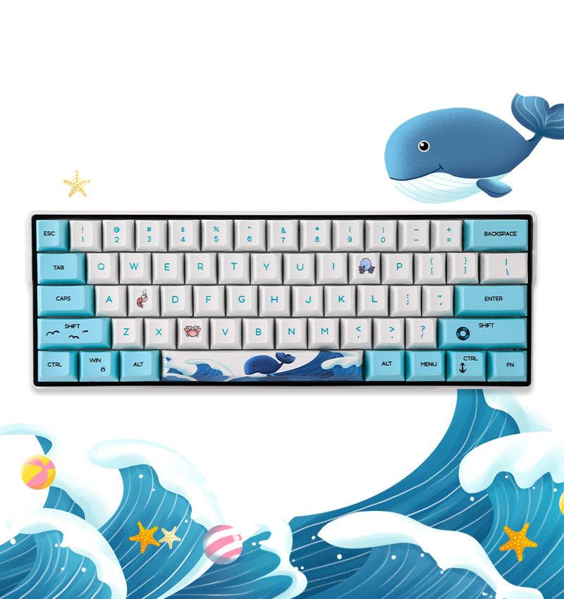 Kemove Blue Ocean PBT Keycaps Set - DataBlitz
