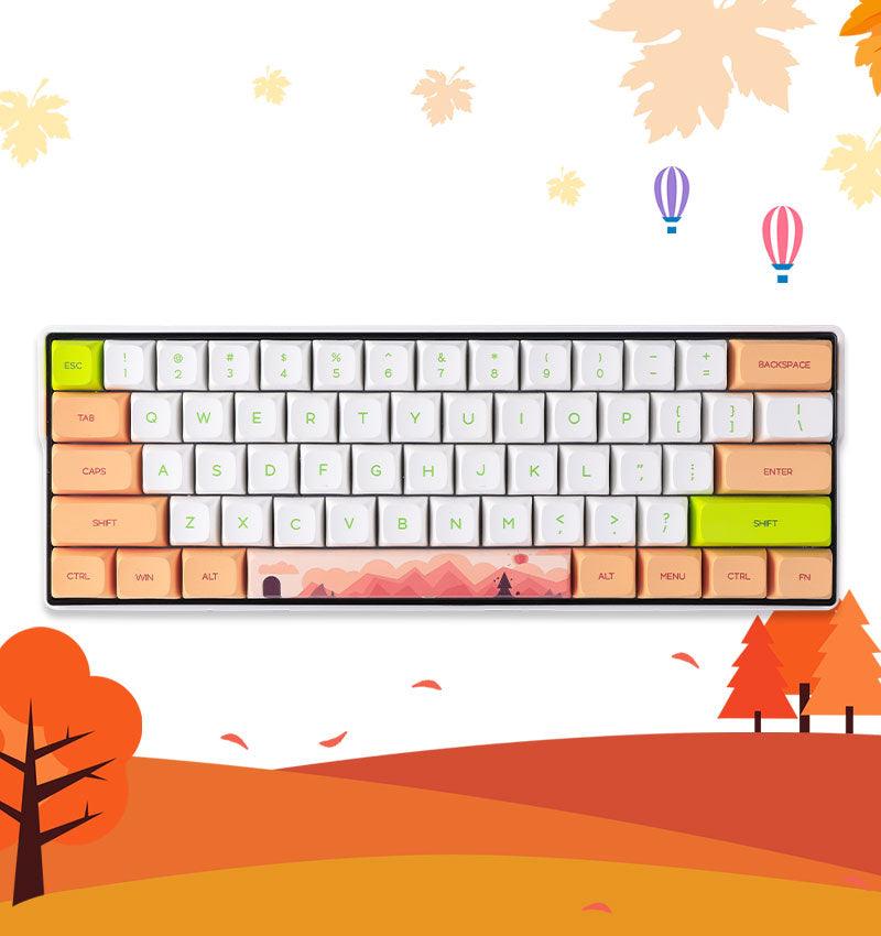 KEMOVE AUTUMN MAPLE PBT KEYCAPS SET - DataBlitz