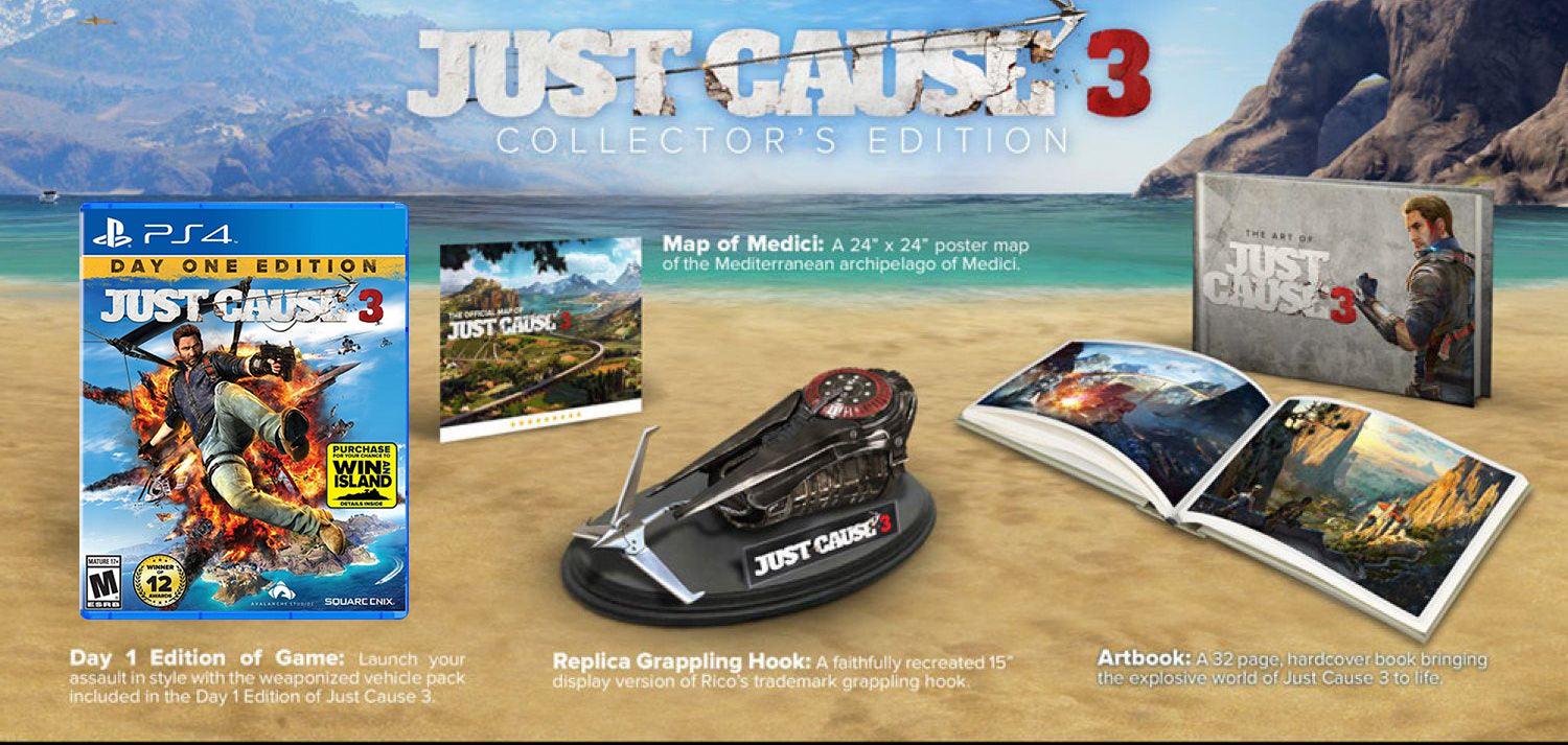PS4 JUST CAUSE 3 COLLECTORS EDITION REG.3 - DataBlitz