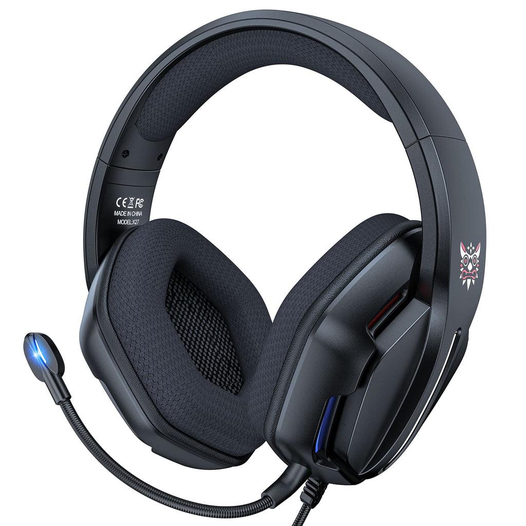 Onikuma X27 RGB Gaming Headset With Mic And Noise Cancelling (Black) - DataBlitz