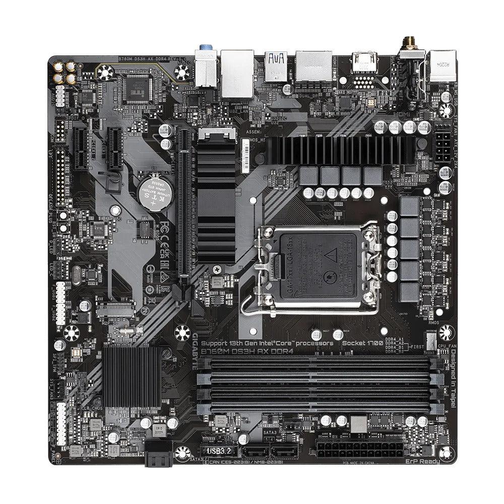 Gigabyte B760M DS3H AX DDR4 Ultra Durable Motherboard - DataBlitz