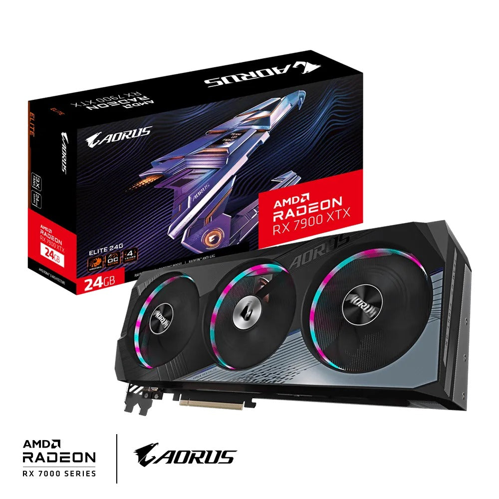 Gigabyte Aorus AMD Radeon RX 7900 XTX Elite 24GB GDDR6 Graphics Card
