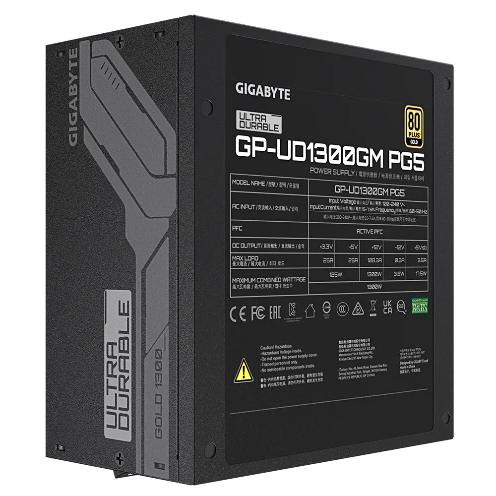 Gigabyte GP-UD1300GM PG5 1300W 80+ Gold PCIE GEN 5.0 ATX 3.0