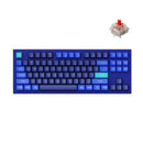 Keychron Q3 QMK Custom Mechanical Fully Assembled Navy Blue Wired Keyboard (Red Switch) (Q3J1)
