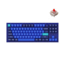 Keychron Q3 QMK Custom Mechanical Fully Assembled Navy Blue Knob Wired Keyboard (Red Switch) (Q3O1)