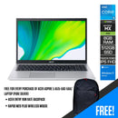 Acer Aspire 5 A515-56G-56AZ Laptop (Pure Silver) | 15.6" Full HD 1920 x 1080 | i5-1135G7 | 8GB DDR4 | 512GB SSD | MX450 | Win11 | MS Office H&S 2021 | Acer Entry Run Rate Backpack | Rapoo M20 Plus Wireless Mouse - DataBlitz