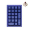 Keychron Q0 QMK Fully Assembled Custom Navy Blue Number Pad (Gateron G Pro Brown Switch) (Q0J3)