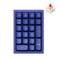 Keychron Q0 QMK Fully Assembled Custom Navy Blue Number Pad (Gateron G Pro Red Switch) (Q0J1)