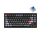 Keychron V1 QMK Fully Assembled RGB Backlight Hot-Swappable Wired Mechanical Keyboard - Carbon Black (K Pro Blue Switch) (V1B2)