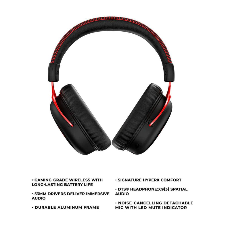 HyperX Cloud III Gaming Headset - DTS 7.1 Surround Sound (Red