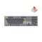 Keychron Q6 QMK Custom Mechanical Fully Assembled Swappable RGB Backlight Keyboard - Silver Grey (Gateron G Pro Red Switch) (Q6D1)