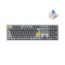 Keychron Q6 QMK Custom Mechanical Fully Assembled Swappable RGB Backlight Keyboard - Silver Grey (Gateron G Pro Blue Switch) (Q6D2)