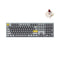 Keychron Q6 QMK Custom Mechanical Fully Assembled Swappable RGB Backlight Keyboard - Silver Grey (Gateron G Pro Brown Switch) (Q6D3)