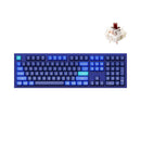 Keychron Q6 QMK Custom Mechanical Fully Assembled Swappable RGB Backlight Keyboard - Navy Blue (Gateron G Pro Brown Switch) (Q6J3)