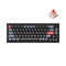 Keychron Q2 QMK Custom Mechanical Knob Version Swappable RGB Backlight Keyboard - Carbon Black B (Gateron G Pro Red Switch) (Q2M1Z)