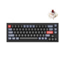 Keychron Q2 QMK Custom Mechanical Knob Version Swappable RGB Backlight Keyboard - Carbon Black B (Gateron G Pro Brown Switch) (Q2M3Z)