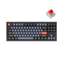 Keychron V3 QMK Custom Mechanical Hot-Swappable RGB Backlight Keyboard - Frosted Black Transluscent (K Pro Red Switch) (V3A1)