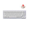 Keychron Q2 QMK Custom Mechanical Knob Version Hot-Swappable RGB Keyboard - Shell White (Gateron G Pro Red Switch) (Q2P1)