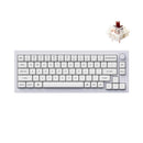 Keychron Q2 QMK Custom Mechanical Knob Version Hot-Swappable RGB Keyboard - Shell White (Gateron G Pro Brown Switch) (Q2P3)
