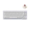Keychron Q2 QMK Custom Mechanical Knob Version Hot-Swappable RGB Keyboard - Shell White (Gateron G Pro Brown Switch) (Q2P3)