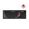 Keychron V5 QMK Custom Mechanical Knob Version Hot-Swappable RGB Keyboard - Carbon Black (K Pro Red Switch) (V5D1)