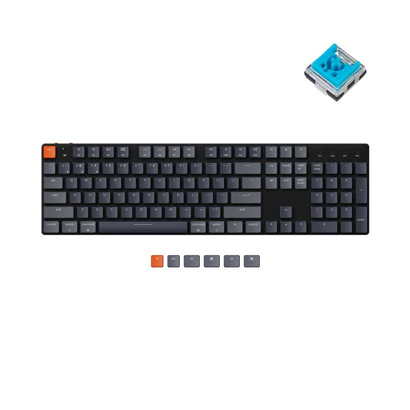 Keychron K5 SE Optical Hot-Swappable Wireless Mechanical Keyboard (Blue Switch) (K5SE-E2)