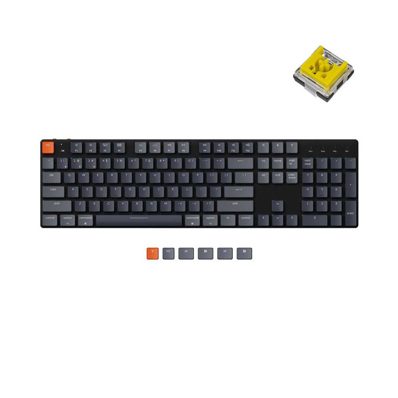 Keychron K5 SE Optical Hot-Swappable Wireless Mechanical Keyboard (Banana Switch) (K5SE-E4)
