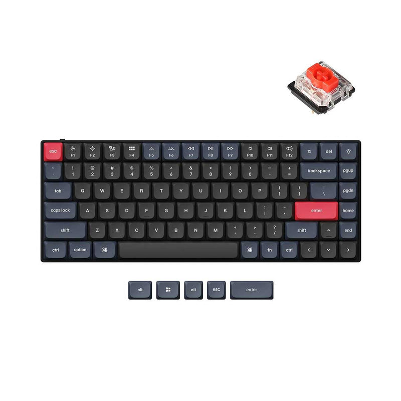 Keychron S1 QMK Custom Mechanical RGB Backlight Keyboard (Red Switch) (S1B1)