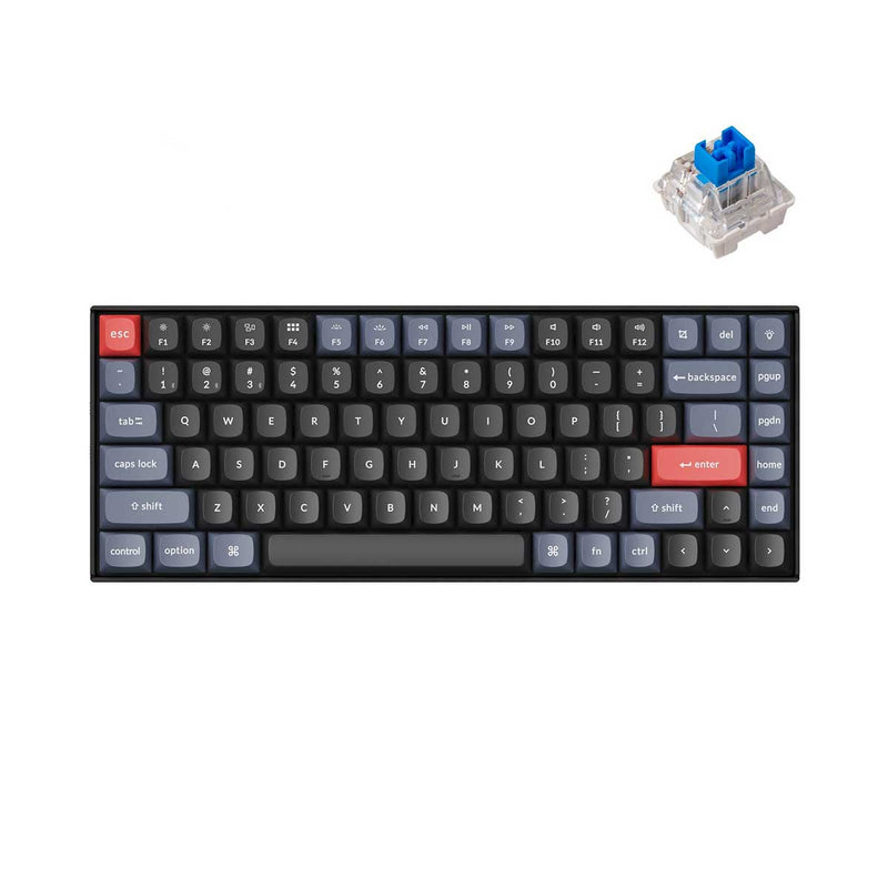 Keychron K2 Pro QMK/Via Hot-Swappable RGB Backlight Wireless Mechanical Keyboard (K Pro Mechanical Blue Switch) (K2P-H2)