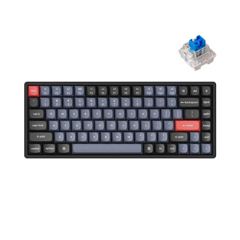 Keychron K2 Pro QMK/VIA Hot-Swappable RGB Backlight Aluminum Wireless Mechanical Keyboard (K Pro Mechanical Blue Switch) (K2P-J2)