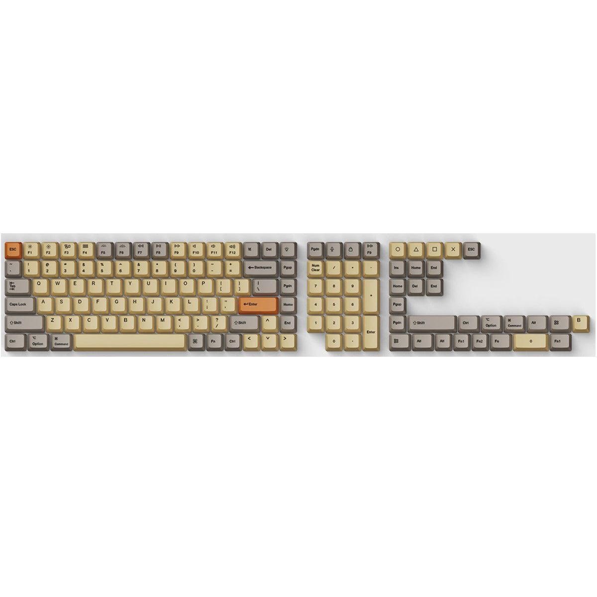 Keychron OEM Dye-Sub PBT Keycap Full Set - Wheat Grey (T5)