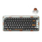 MelGeek MOJO84 Plastic Advance See-Through Custom Programmable Mechanical Keyboard (Kailh Box Brown)