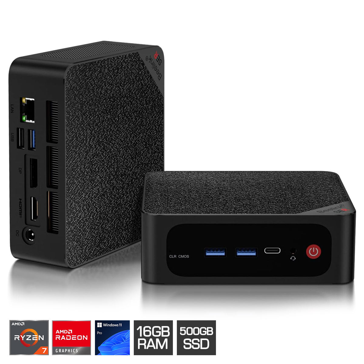Beelink SER5 Max AMD Ryzen 7 5800H (16GB+500GB | 32GB+1TB) Windows 11 Pro Mini PC