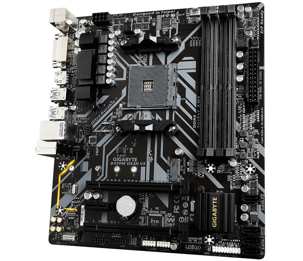 Gigabyte AMD B450M DS3H V2 Ultra Durable Motherboard - DataBlitz