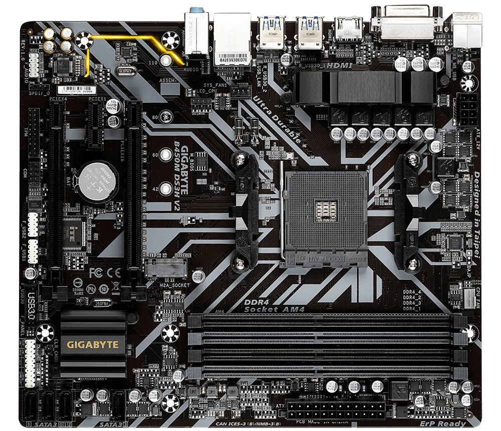 Gigabyte AMD B450M DS3H V2 Ultra Durable Motherboard - DataBlitz