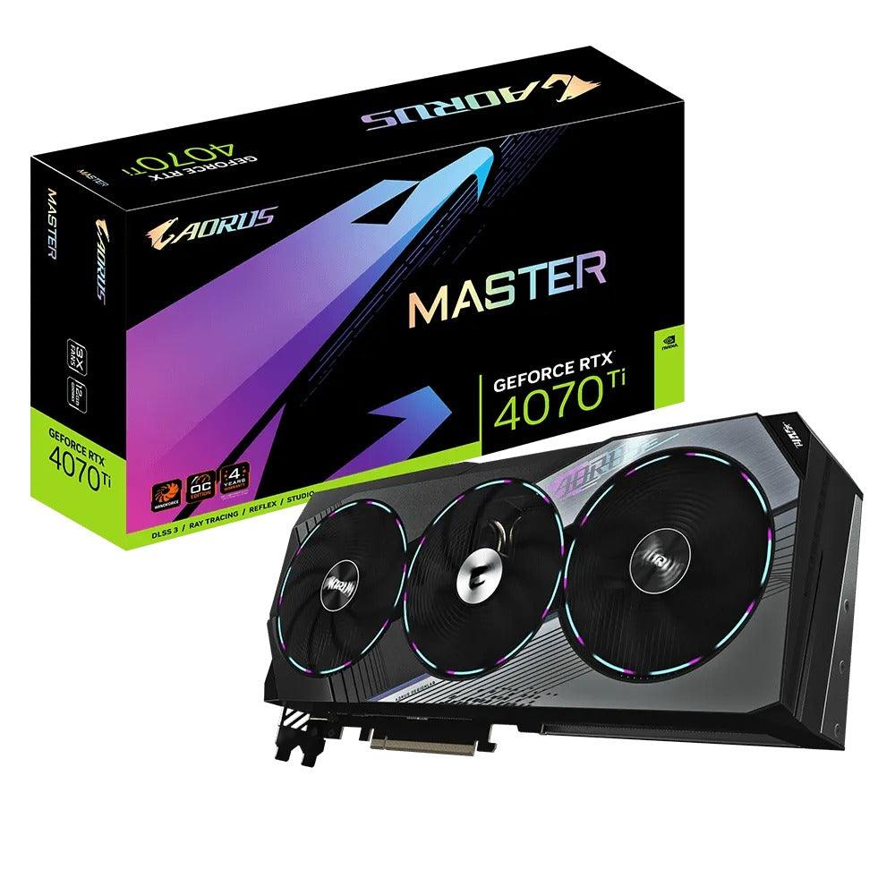 Gigabyte Aorus GeForce RTX 4070 Ti Master 12G GDDR6X Graphics Card - DataBlitz