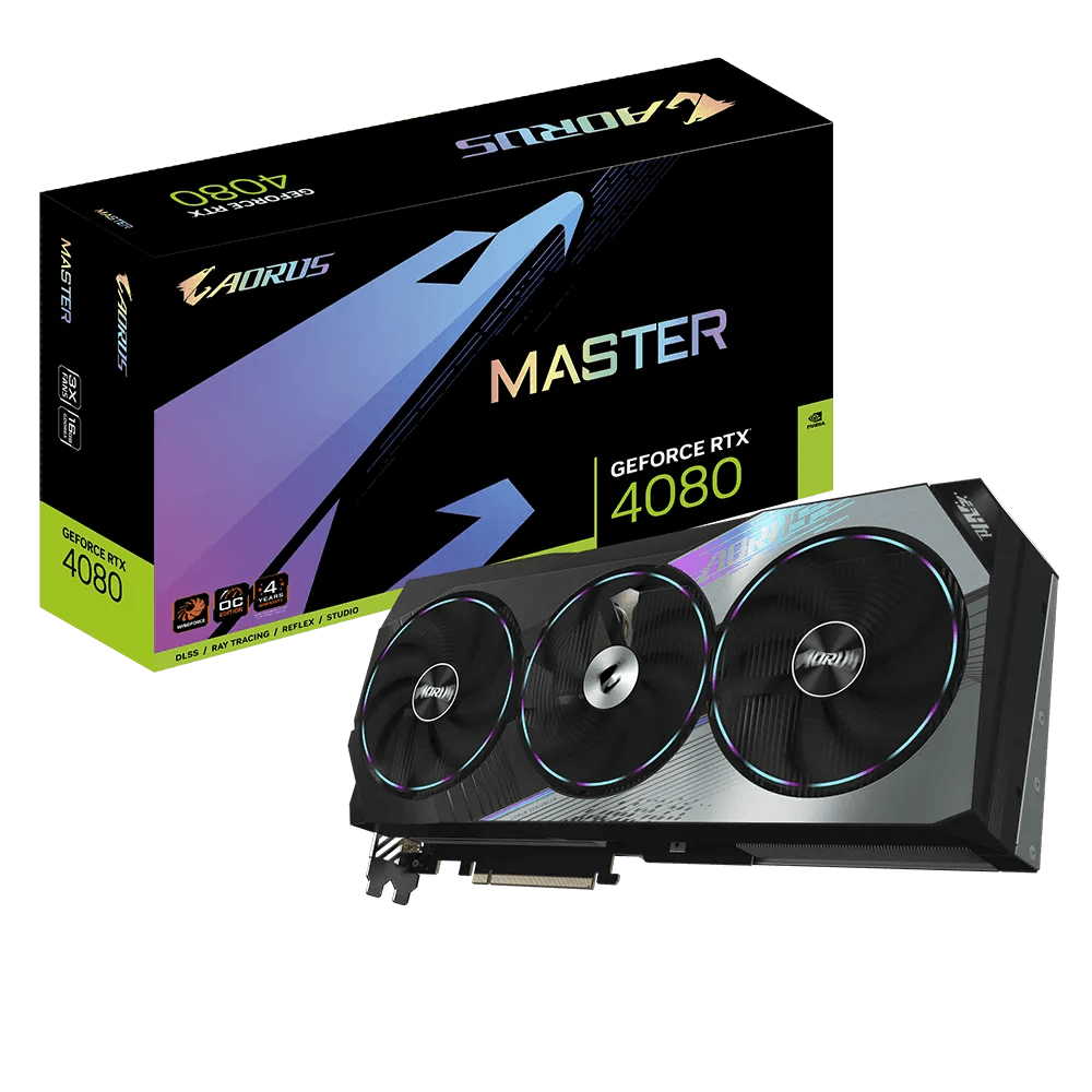 Gigabyte AORUS GeForce RTX 4080 16GB Master Graphics Card - DataBlitz