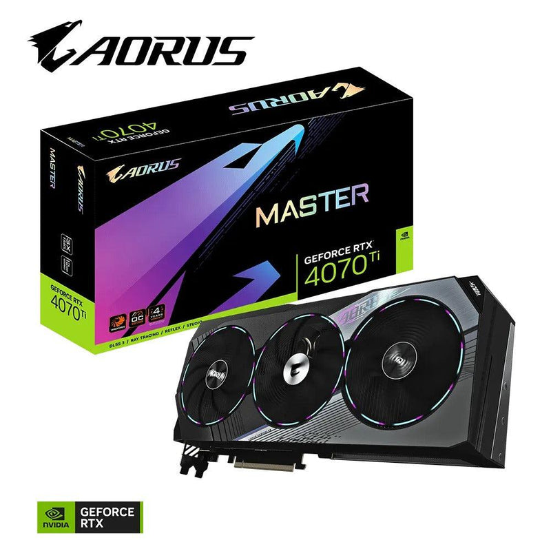 Gigabyte Aorus GeForce RTX 4070 Ti Master 12G GDDR6X Graphics Card - DataBlitz