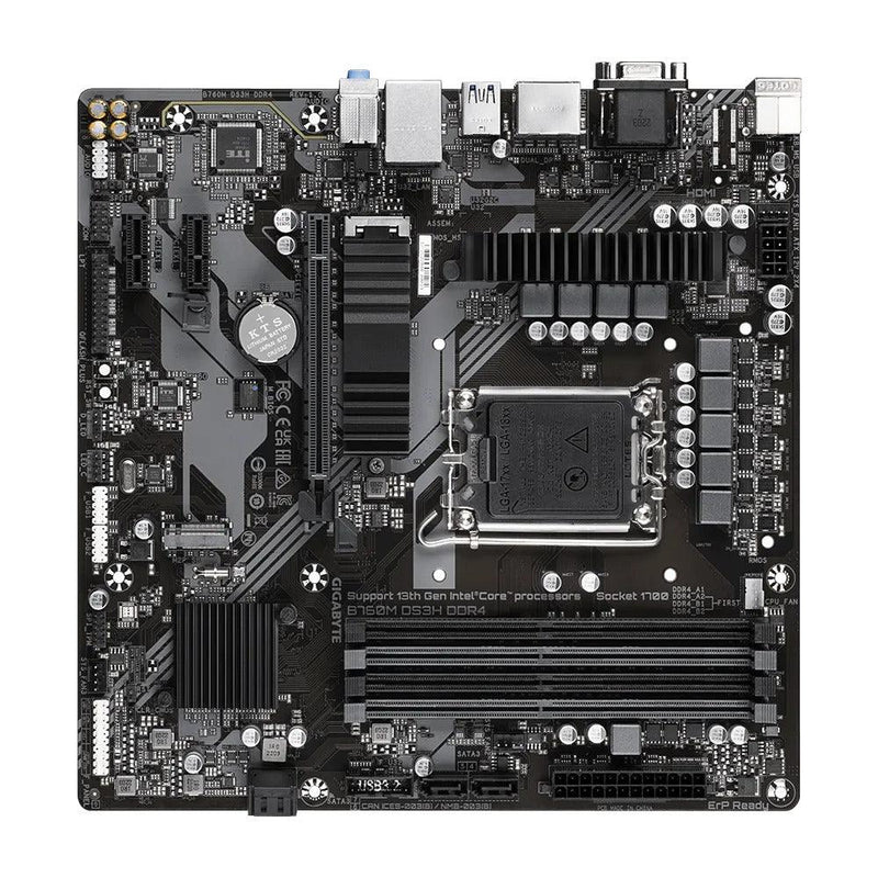 Gigabyte B760M DS3H DDR4 Ultra Durable Motherboard - DataBlitz