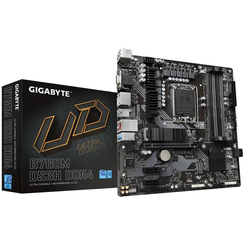 Gigabyte B760M DS3H DDR4 Ultra Durable Motherboard - DataBlitz