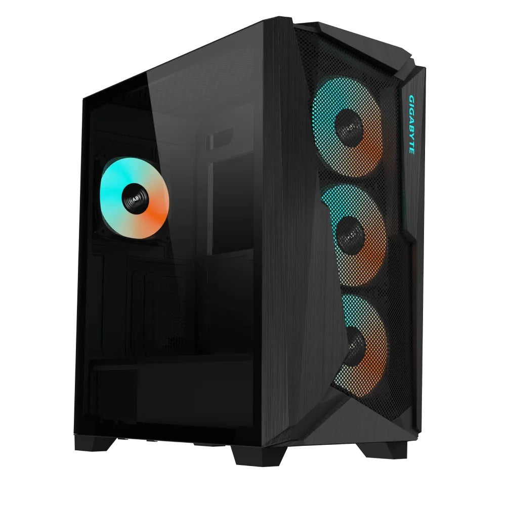 Gigabyte C301G Tempered Glass RGB ATX Mid-Tower PC Case (GB-C301G)