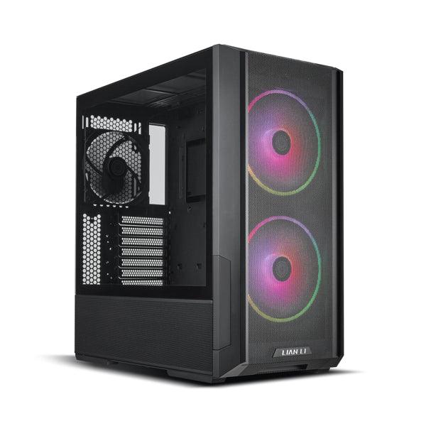 Lian Li Lancool 216RX RGB Airflow Focus Steel/Tempered Glass ATX Mid-Tower Case (Black) - DataBlitz