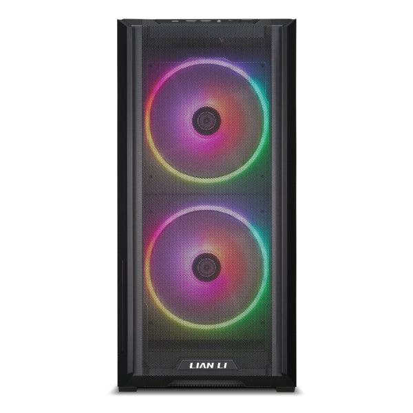 Lian Li Lancool 216RX RGB Airflow Focus Steel/Tempered Glass ATX Mid-Tower Case (Black) - DataBlitz