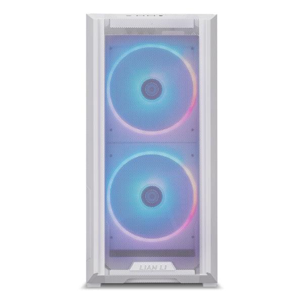 Lian Li Lancool 216RW RGB Airflow Focus Steel/Tempered Glass ATX Mid-Tower Case (White) - DataBlitz