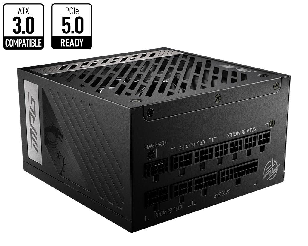 MSI MPG A1000G PCIE5 1000W Gold Full-Modular Power Supply - DataBlitz