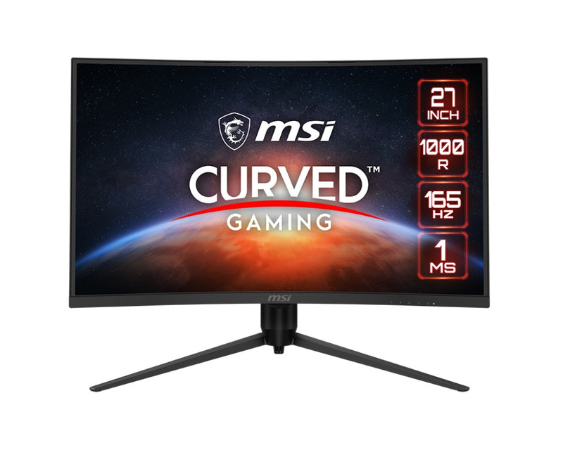 MSi Optix G271CQP 27”  WQHD 165HZ 1MS Curved Gaming Monitor