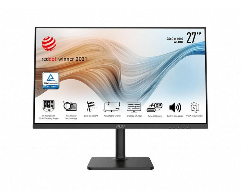 MSI Modern MD271QP 27” WQHD IPS Monitor - DataBlitz