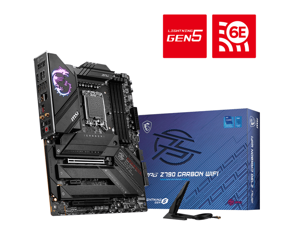MSI MPG Z790 Carbon Wifi DDR5 LGA 1700 Intel ATX Motherboard - DataBlitz