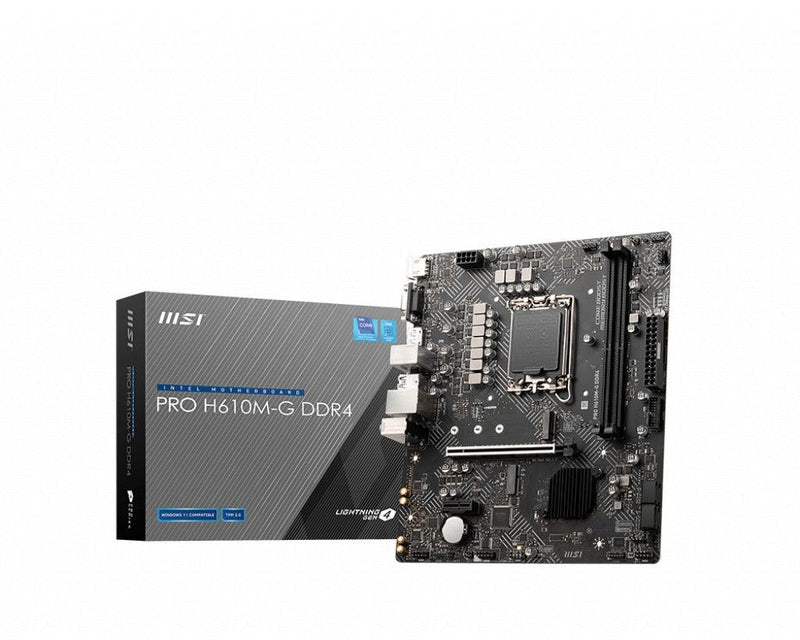 MSI Pro H610M-G DDR4 Intel Motherboard - DataBlitz